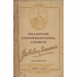 Hillhouse Congregational Church - Jubilee Souvenir (1915) cover